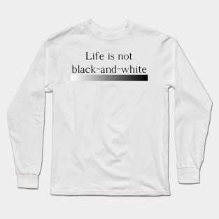 Black and white Long Sleeve T-Shirt